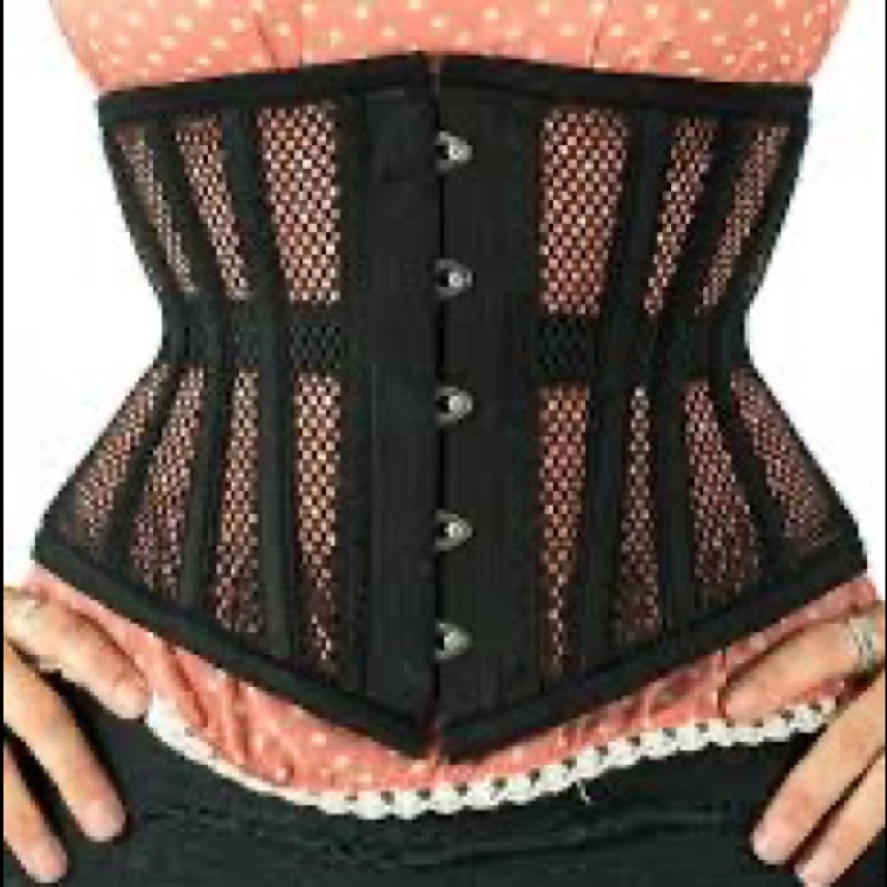 Orchard Corset Mesh Underbust Waspie ~ Waist Cincher Tightlacing
